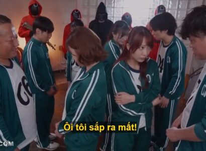 Cuộc Thi Squirt Dâm Loạn Parody Squid Game JAV